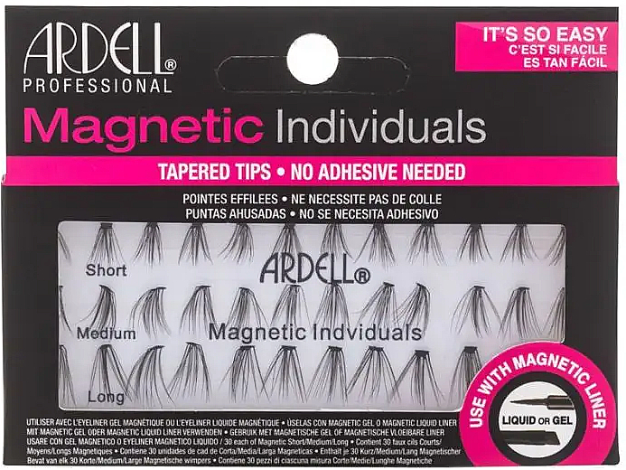 Kępki sztucznych rzęs - Ardell Magnetic Individuals Set — Zdjęcie N1