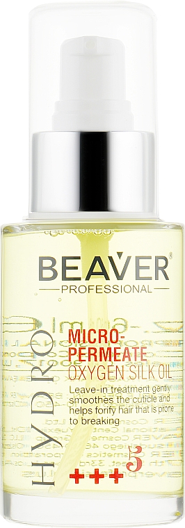 Olej z proteinami jedwabiu - Beaver Professional Hydro Oil — Zdjęcie N2