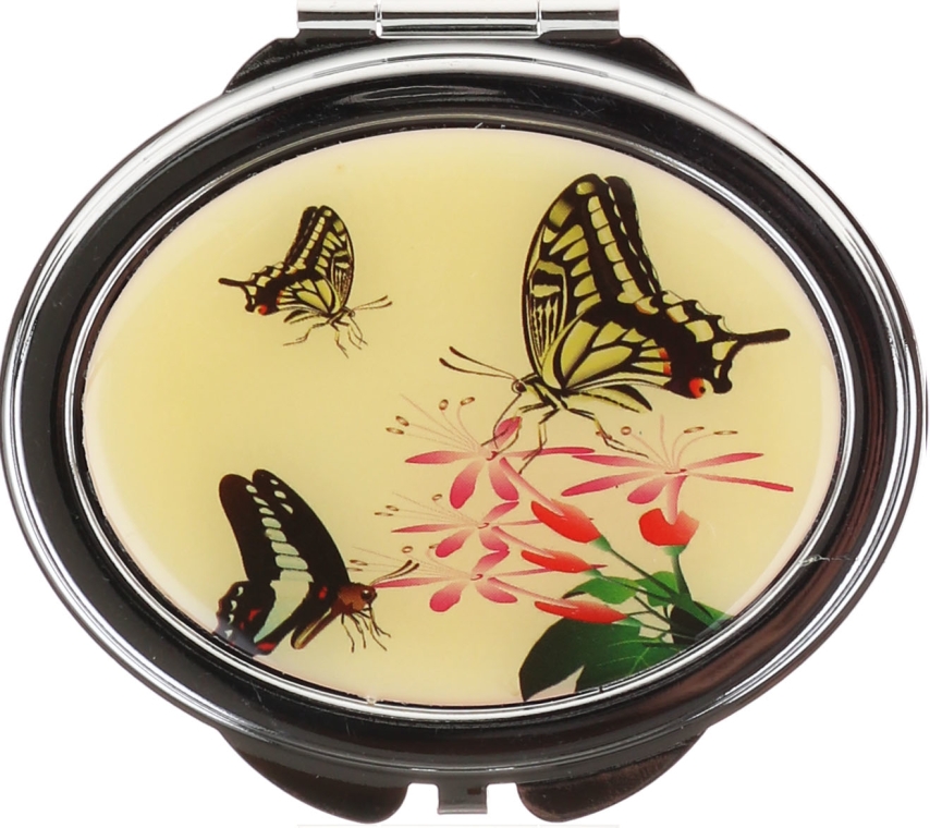 Lusterko kosmetyczne, Motyle, 85451, motyl i kwiat - Top Choice — Zdjęcie N1
