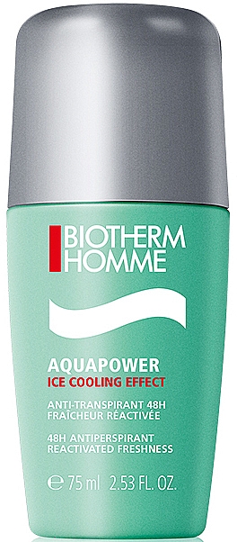 Antyperspirant w kulce dla mężczyzn - Biotherm Homme Aquapower Ice Cooling Effect 48H Antiperspirant Deo — фото N1
