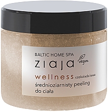 Średnioziarnisty peeling do ciała Czekolada i kawa - Ziaja Baltic Home Spa Wellness Średnioziarnisty Peeling Do Ciała — Zdjęcie N1