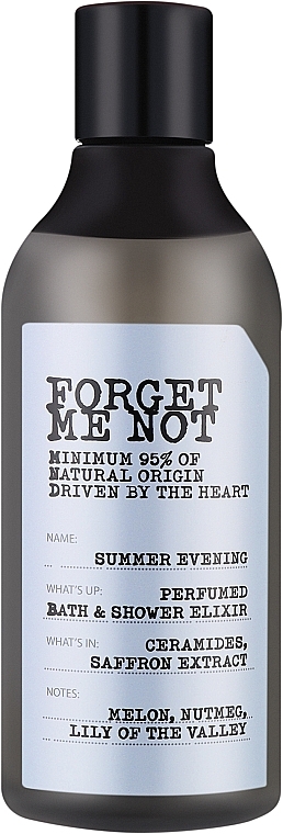 Perfumowany eliksir do kąpieli i pod prysznic - Farmona Forget Me Not Summer Evening Perfumed Bath & Shower Elixir — Zdjęcie N1