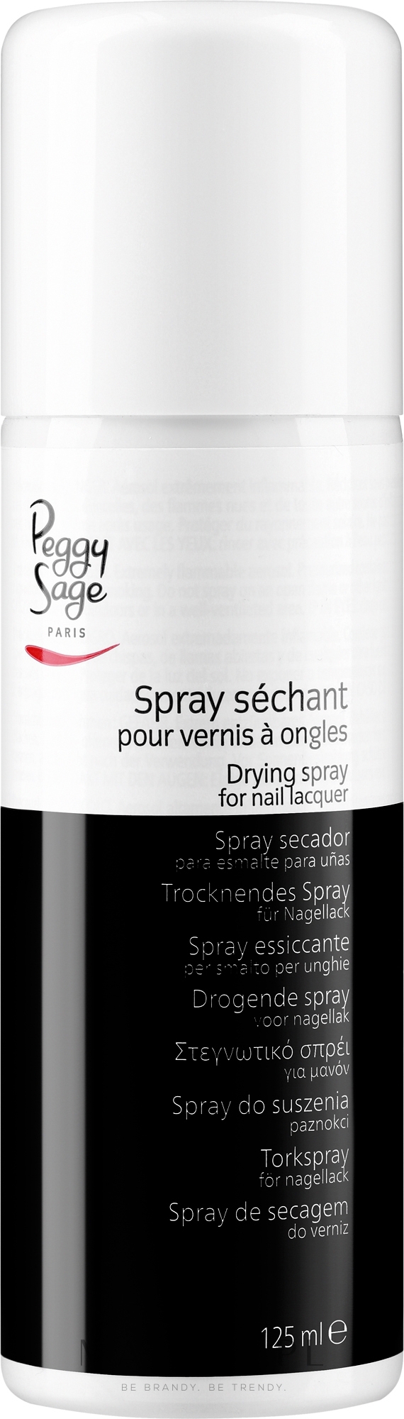 Spray przyspieszający wysychanie lakieru do paznokci - Peggy Sage Drying Spray — Zdjęcie 125 ml