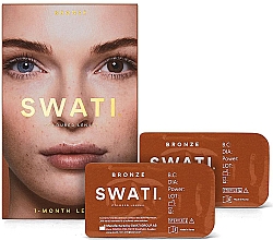 Kup Kolorowe soczewki kontaktowe Brązowe, 1 miesiąc - Swati 1-Month Dark Brown Coloured Lenses