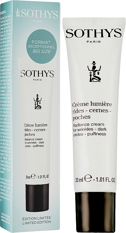 Krem pod oczy na zmarszczki, cienie i opuchliznę - Sothys Radiance Cream For Wrinkles Dark Circles Puffiness (tuba) — Zdjęcie N2