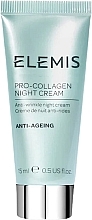 Nawilżający krem-żel do twarzy na noc z kolagenem - Elemis Pro-Collagen Night Cream (mini) — Zdjęcie N1