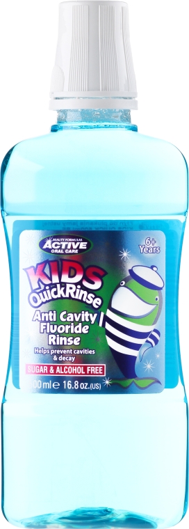 Płyn do płukania jamy ustnej dla dzieci - Beauty Formulas Active Oral Care Quick Rinse — Zdjęcie N1
