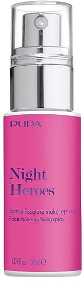 Spray utrwalający makijaż - Pupa Night Heroes Face Make-Up Fixing Spray — Zdjęcie N1