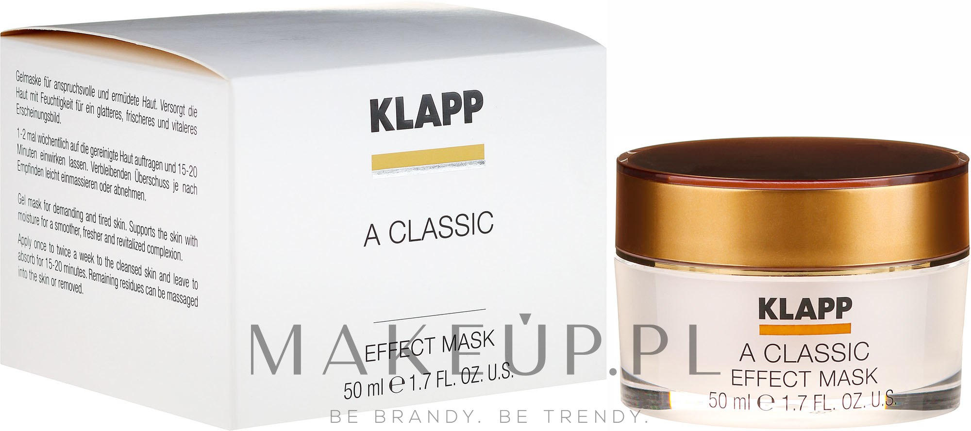 Liftingująca maska do twarzy - Klapp A Classic Effect Mask — Zdjęcie 50 ml