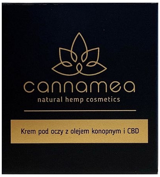 PRZECENA! Krem pod oczy z olejem konopnym i CBD - Cannamea * — Zdjęcie N2