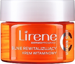 Silnie rewitalizujący krem witaminowy do twarzy - Lirene Vitamin Shot Cream — Zdjęcie N1