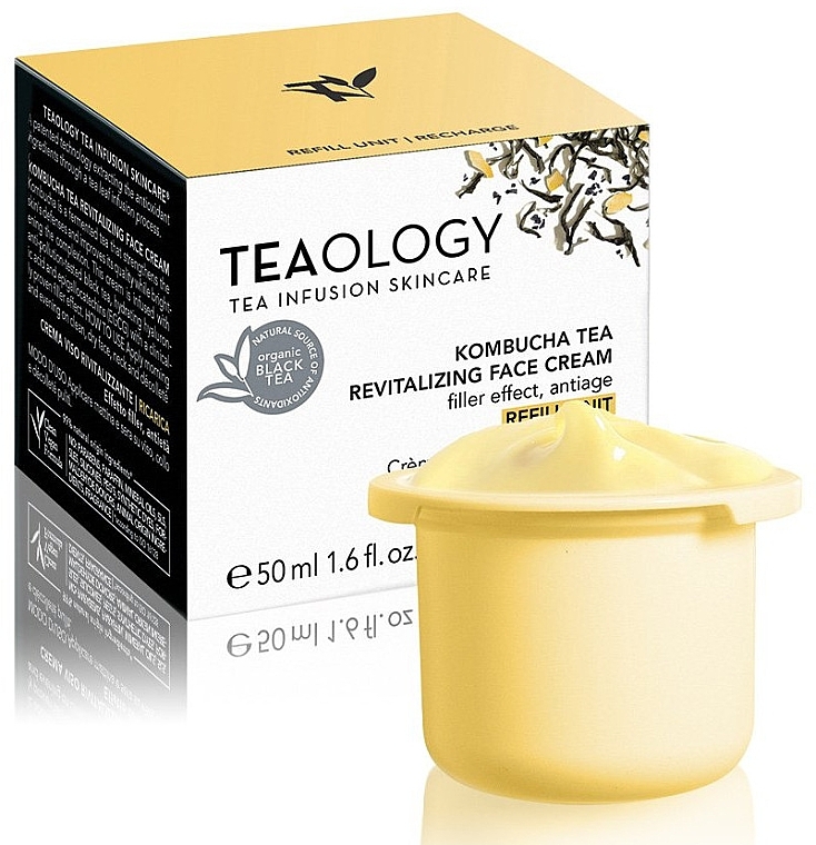 Rewitalizujący krem do twarzy (wkład) - Teaology Kombucha Tea Revitalizing Face Cream Refill — Zdjęcie N2