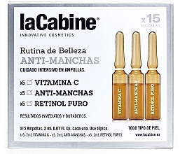 Kup Ampułki do twarzy - La Cabine Anti-Manchas Beauty Routine Ampoules 