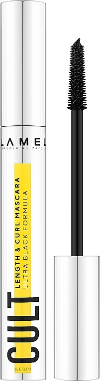 Wydłużający tusz do rzęs z efektem liftingu - LAMEL Make Cult Length & Curl Mascara — Zdjęcie N1