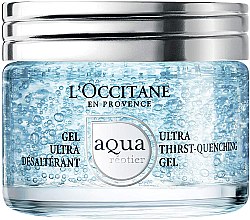Ultranawilżający żel do twarzy - L'Occitane Aqua Reotier Ultra Thirst-Quenching Gel — Zdjęcie N1
