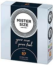 Prezerwatywy lateksowe, rozm. 57, 3 szt. - Mister Size Extra Fine Condoms — Zdjęcie N3