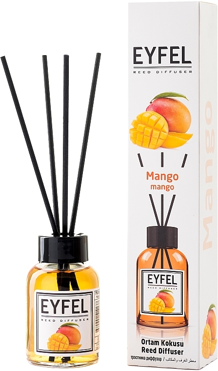 PRZECENA! Dyfuzor zapachowy Mango - Eyfel Perfume Reed Diffuser Mango * — Zdjęcie N3