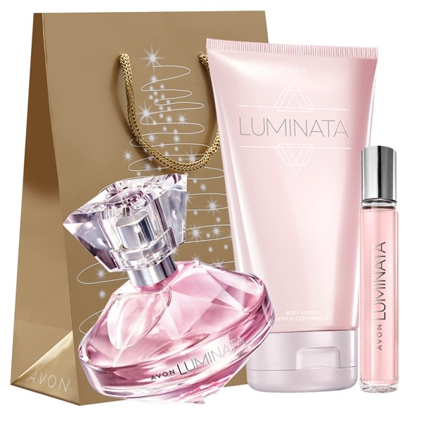 Avon Luminata For Women - Zestaw (edp 50 ml + b/lot 150 ml + edp 10 ml + gift bag) — Zdjęcie N1