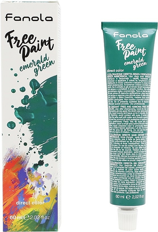 Farba do włosów w kremie bez amoniaku - Fanola Free Paint Direct Colour