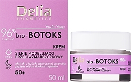 PRZECENA! Silnie modelujący krem przeciwzmarszczkowy na noc - Delia bio-BOTOKS Intense Anti-Wrinkle And Contour Modelling Cream 50+ * — Zdjęcie N3