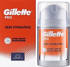 Krem po goleniu - Gillette Pro Skin Hydrating After Shave Moisturing Spf15 — Zdjęcie N2
