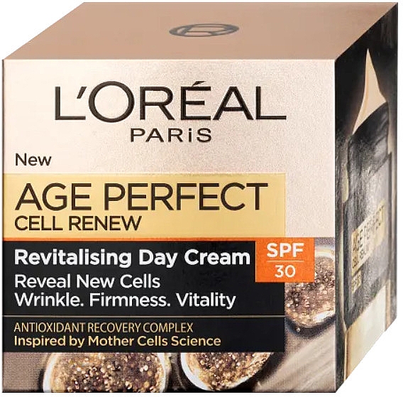 Rewitalizujący krem do twarzy na dzień SPF30 - L'oreal Paris Age Perfect Revitalising Day Cream — Zdjęcie N1