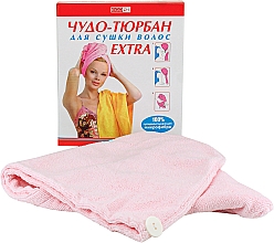 Kup Ręcznik-turban z mikrofibry do włosów, różowy - City Up Turban