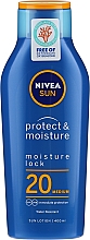 Nawilżający balsam do opalania - NIVEA SUN Protect & Moisture Sun Lotion SPF20 — Zdjęcie N1