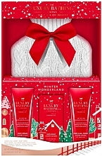 Kup Zestaw - Grace Cole The Luxury Bathing Winter Wonderland Wild Fig & Cranberry Cosy Up (b/cr/50ml + h/cr/50ml + b/caviar/80g + acc/1pc)