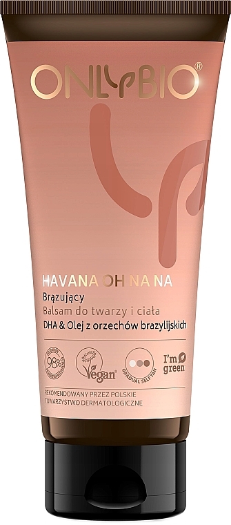 Balsam brązujący do twarzy i ciała - Only Bio Havana Oh Na Na Bronzing Balm — Zdjęcie N1