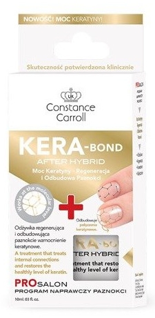 Program naprawczy paznokci - Constance Carroll Nail Care Kera-Bond After Hybrid — Zdjęcie N1