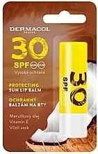 Kup Suchy olejek do ciała z filtrem przeciwsłonecznym - Dermacol Protecting Sun Lip Balm SPF30