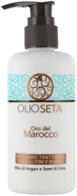 Odżywka do cienkich i jasnych włosów - Barex Italiana Olioseta Oro Del Morocco Balsamo — Zdjęcie N3