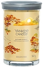 Świeca zapachowa w szkle Autumn Sunset, 2 knoty - Yankee Candle Singnature — Zdjęcie N1