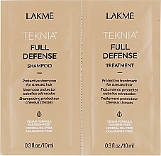 Zestaw próbek - Lakme Teknia Full Defense (shmp/10ml + h/mask/10ml) — Zdjęcie N2