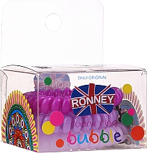 Gumki do włosów, 5,5 cm - Ronney Professional Funny Ring Bubble — Zdjęcie N4