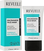 Maseczka do twarzy z niacynamidem - Revuele Niacinamide Face Mask — Zdjęcie N2