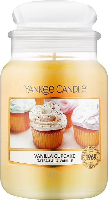Świeca zapachowa w słoiku - Yankee Candle Vanilla Cupcake — Zdjęcie N3