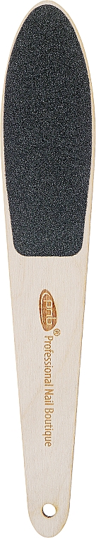 Pilnik do stóp 100/180, drewniana rączka - PNB Wooden Pedicure File — Zdjęcie N1