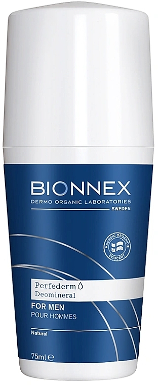 Dezodorant w kulce dla mężczyzn - Bionnex Perfederm DeoMineral Roll-On for Men — Zdjęcie N1