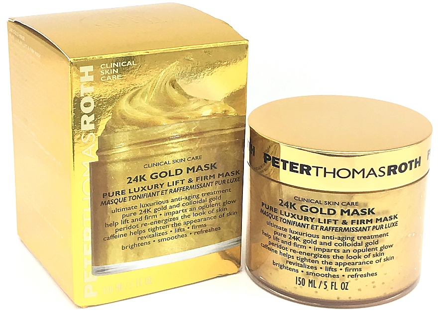 Dyniowa maska enzymatyczna do twarzy - Peter Thomas Roth 24k Gold Mask Pure Luxury Lift & Firm — Zdjęcie N3