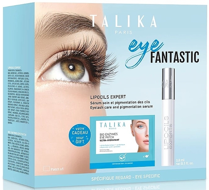 Zestaw do konturów oczu - Talika Eye Fantastic (eye patch/1pc + eyelash ser/3.8ml) — Zdjęcie N3