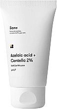 Kup Oczyszczający żel do twarzy z kwasem azelainowym - Sane Azelaic Acid + Centella 2% Soft Gel-Mousse pH 6.7