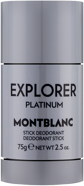 Montblanc Explorer Platinum Deodorant Stick - Perfumowany dezodorant w sztyfcie — Zdjęcie N1