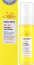 Krem przeciwsłoneczny do twarzy z witaminą C - Maruderm Cosmetics Vitamin C Sun Cream SPF 50 — Zdjęcie N2