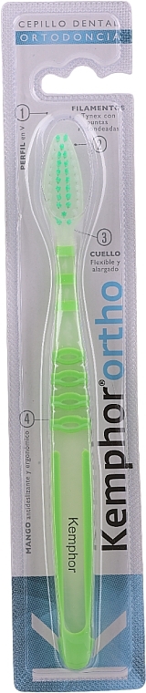 Szczoteczka do zębów, zielona - Kemphor Soft Toothbrush — Zdjęcie N1