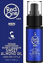 Odżywka z olejkiem migdałowym do brody - Red One Conditioning Beard & Mustache Sweet Almond Oil — Zdjęcie N2