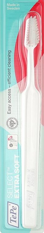 Szczoteczka do zębów Select Compact Extra Soft, bardzo miękka, biała - TePe Toothbrush — Zdjęcie N1