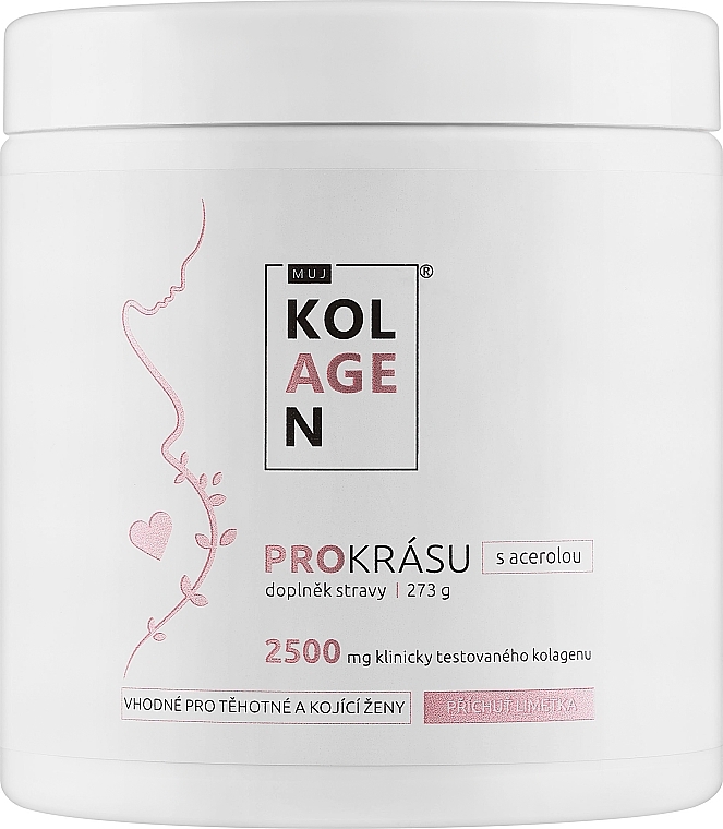 Suplement diety Kolagen dla kobiet w ciąży i karmiących piersią z limonką - MujKolagen — Zdjęcie N1
