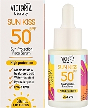 Serum chroniące przed słońcem do twarzy - Victoria Beauty Sun Kiss Sun Protection Face Serum SPF50 — Zdjęcie N2